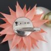 Pince-Broche "Astra" Saumon Clair – Image 3